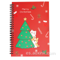 Cuaderno de Navidad A5 Simple Encantador Cuaderno Estudiante